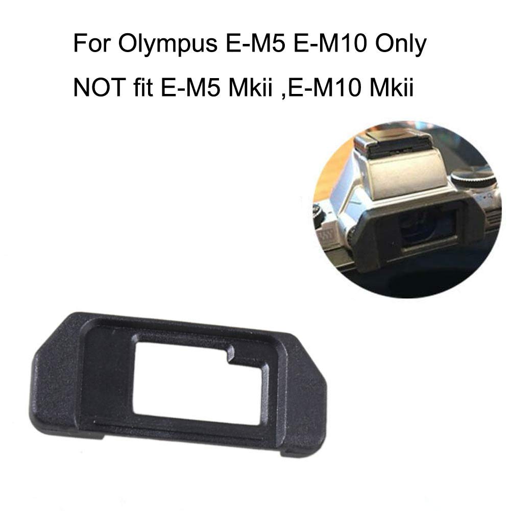 Ep 10 Eyepiece Eyecup Viewfinder Eye Cup Replacement For Olympus Om D E M10/E M5 Mark I Silver/Black Mirrorless Digital Cameras (2 Pack), Ulbter Viewfinder Eye Cup Cover Em5 Em10